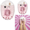 CHAUSSONS DOUBLE KAWAII ROSE