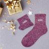 CHAUSSETTES "AIGRIE" PAILLETTES