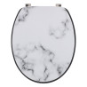 ABATTANT WC EFFET MARBRE