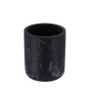 GOBELET MARBRE NOIR 210ML POLYRESINE
