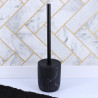 BROSSE WC MARBRE NOIR POLYRESINE BROSSE WC MARBRE NOIR POLYRESINE