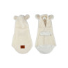 VESTE DOUDOU WOOLY ECRU S/25CM