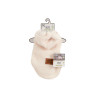 VESTE DOUDOU WOOLY ECRU S/25CM