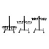 SUPPORT DOUBLE GAMELLES HAUTEUR REGL 43