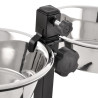 SUPPORT DOUBLE GAMELLES HAUTEUR REGL 43