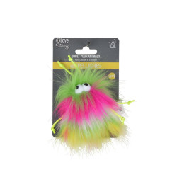 JOUET PELUCHE MONSTRE AVEC CORDELETTES
