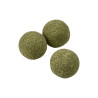 SET DE 3 BALLES D'HERBE A CHAT D3,7CM