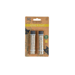 SET DE 2 TUBES D'HERBE A CHAT EN POUDRE