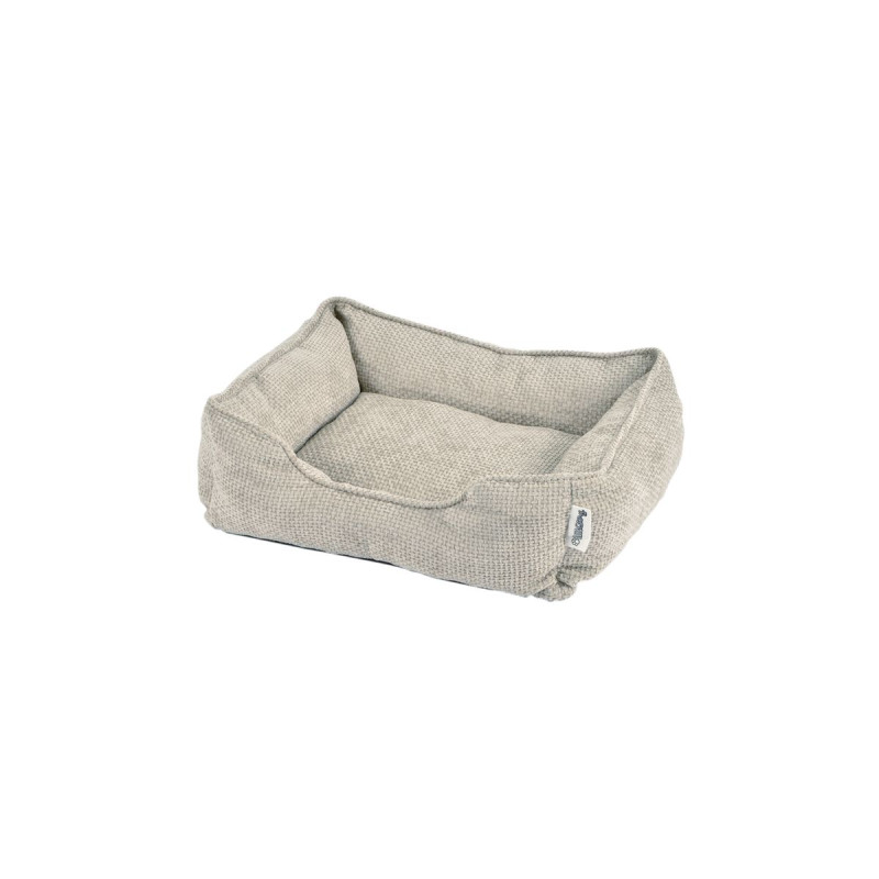 PANIER RECT GRANIT LIN 55*40*18CM VELOUR