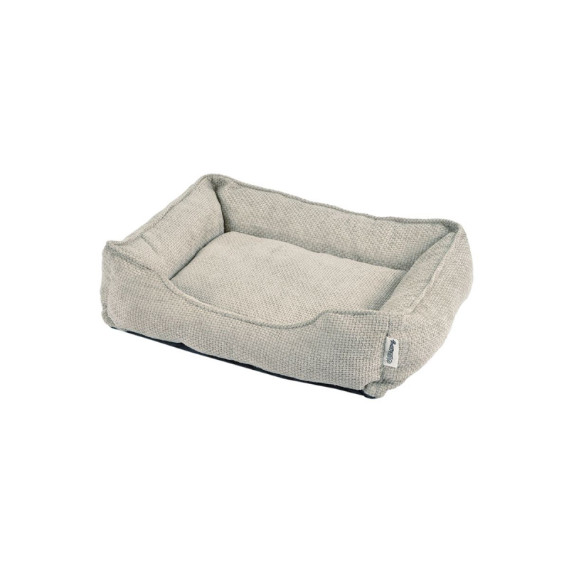 PANIER RECT GRANIT LIN 65*50*18CM VELOUR