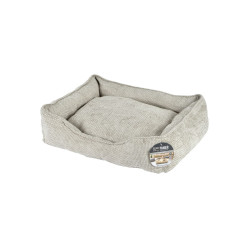 PANIER RECT GRANIT LIN 65*50*18CM VELOUR