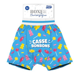 BOXER HUMO "CASSE BONBONS" TAILLE M