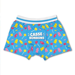BOXER HUMO "CASSE BONBONS" TAILLE S
