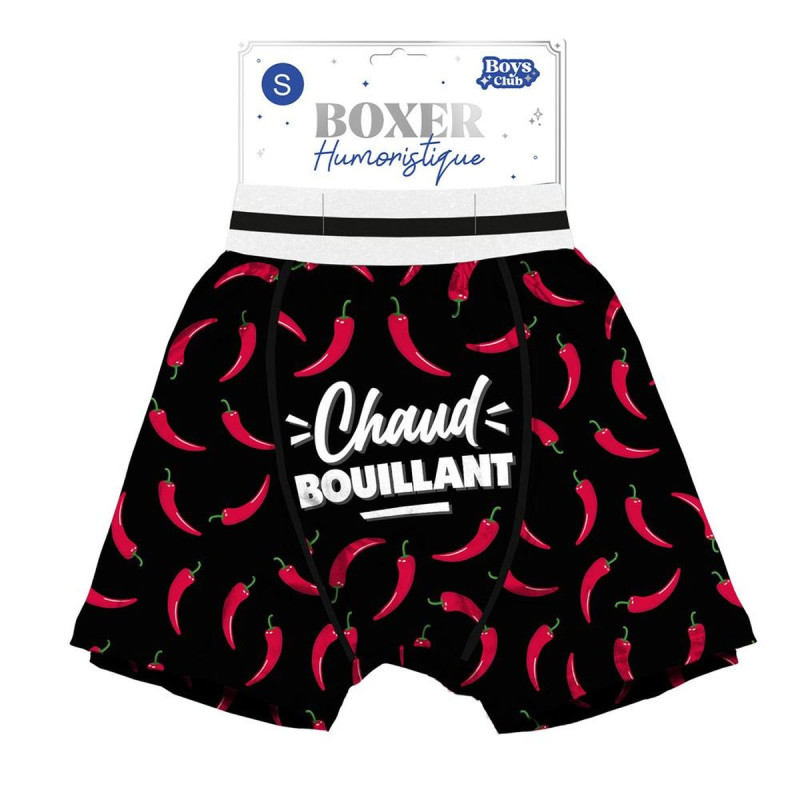 BOXER HUMO "CHAUD BOUILLANT" TAILLE S