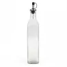 Huilier / Bouteille en Verre ANNA 500 ml | Carrée avec Bec Verseur Huilier / Bouteille en Verre ANNA 500 ml | Carrée avec Bec Verseur