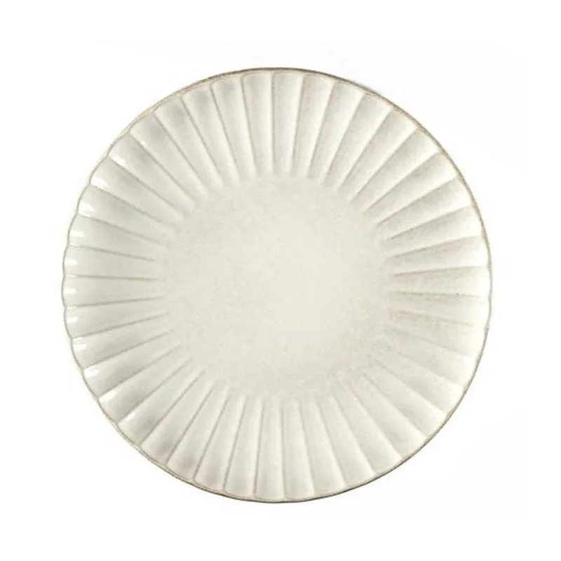 Assiette de Présentation VLORA en Grès | Grand Modèle D32 cm Assiette de Présentation VLORA en Grès | Grand Modèle D32 cm