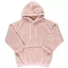 Sweat à Capuche Hoodie Oversize Polaire Rose | FLEMME DE OUF