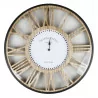HORLOGE MURALE EN METAL ET MDF D50CM