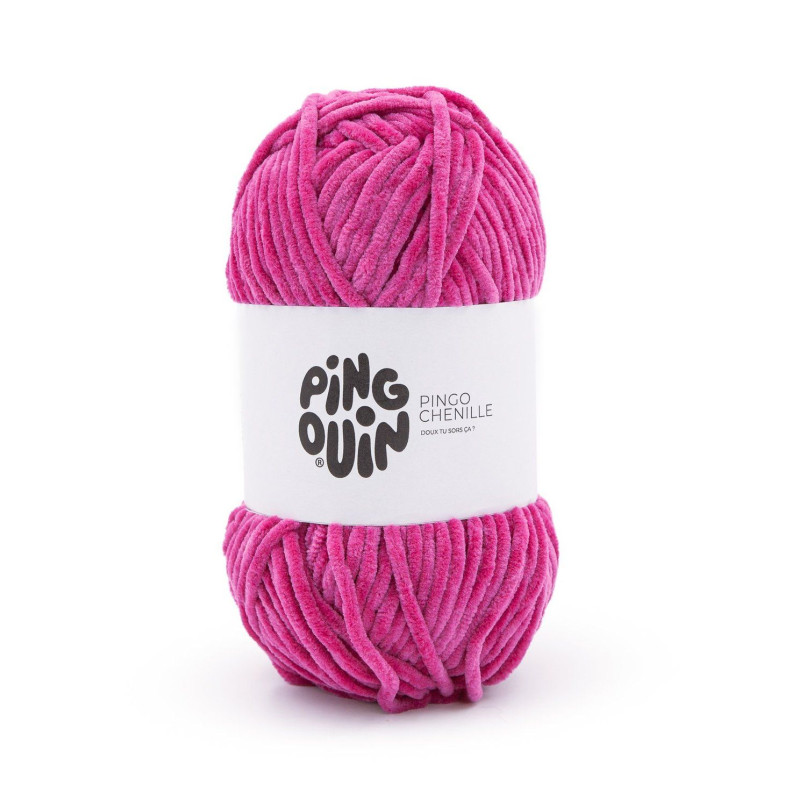 LAINE PINGO CHENILLE FUCSHIA PINK