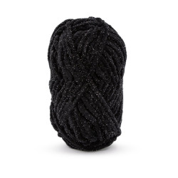 LAINE PINGO CHENILLE GLITTER NOIR