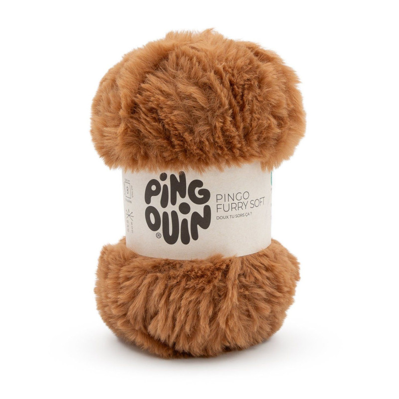 LAINE PINGO FURRY SOFT CAMEL