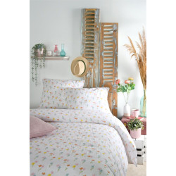 PARURE HELOISE fleurettes 240X220CM GAZE