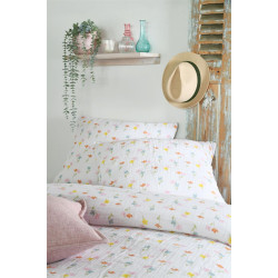 PARURE HELOISE fleurettes 240X220CM GAZE