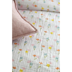 PARURE HELOISE fleurettes 240X220CM GAZE