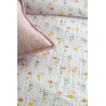 PARURE HELOISE fleurettes 240X220CM GAZE