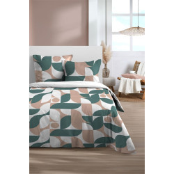 PARURE JOAKIM PETROLE 240X220CM MICROFIB