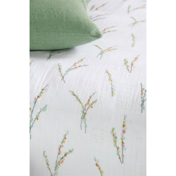 PARURE FLEOLIA 240X220CM GAZE DE COTON
