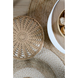 COUSSIN DE SOL MEKONG NATUREL D45X8CM