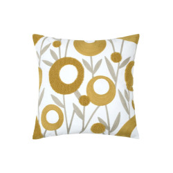COUSSIN CAMILLE MOUTARDE 45X45CM