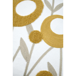 COUSSIN CAMILLE MOUTARDE 45X45CM