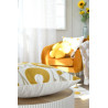 COUSSIN CAMILLE MOUTARDE 45X45CM