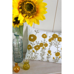 COUSSIN CAMILLE MOUTARDE 40X60CM