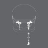 ABATTANT WC JADE CHARN METAL