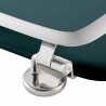 ABATTANT WC GINKOBLUE CHARN METAL