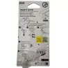 Support de Tringle pour Caisson de Volet Roulant - Blanc Satiné - D20cm Support de Tringle pour Caisson de Volet Roulant - Blanc Satiné - D20cm