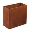 Jardinière haute GM 48x23x45cm ROUILLE