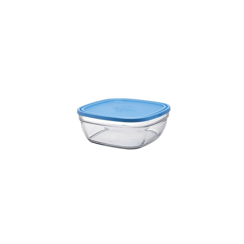 PLAT VERRE +COUV LYS CARRE 17CM DURALEX PLAT VERRE +COUV LYS CARRE 17CM DURALEX