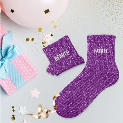 CHAUSSETTES "BEAUTE FATALE" PAILLETTES D