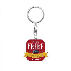 PORTE CLE "MON FRERE C EST LE MEILLEUR"
