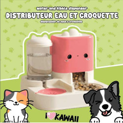 DISTRIBUTEUR EAU ET CROQUETTE 960ML