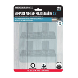 CROCHET ETAGERE AUTO ADHESIF 15KG X2