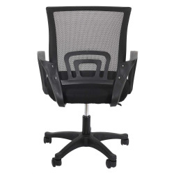 Fauteuil de Bureau Noir Ergonomique