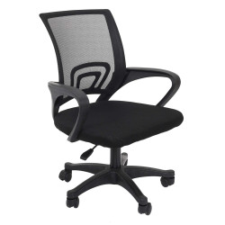 Fauteuil de Bureau Noir Ergonomique