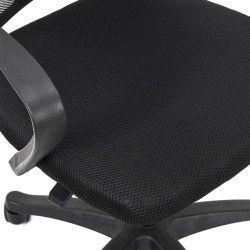 Fauteuil de Bureau Noir Ergonomique