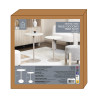 TABLE GIGOGNE X2 ROND TERRA NOVA