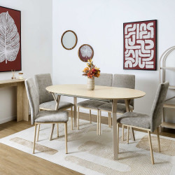 TABLE EXTENSIBLE 6 A 8 PERS TERRA NOVA